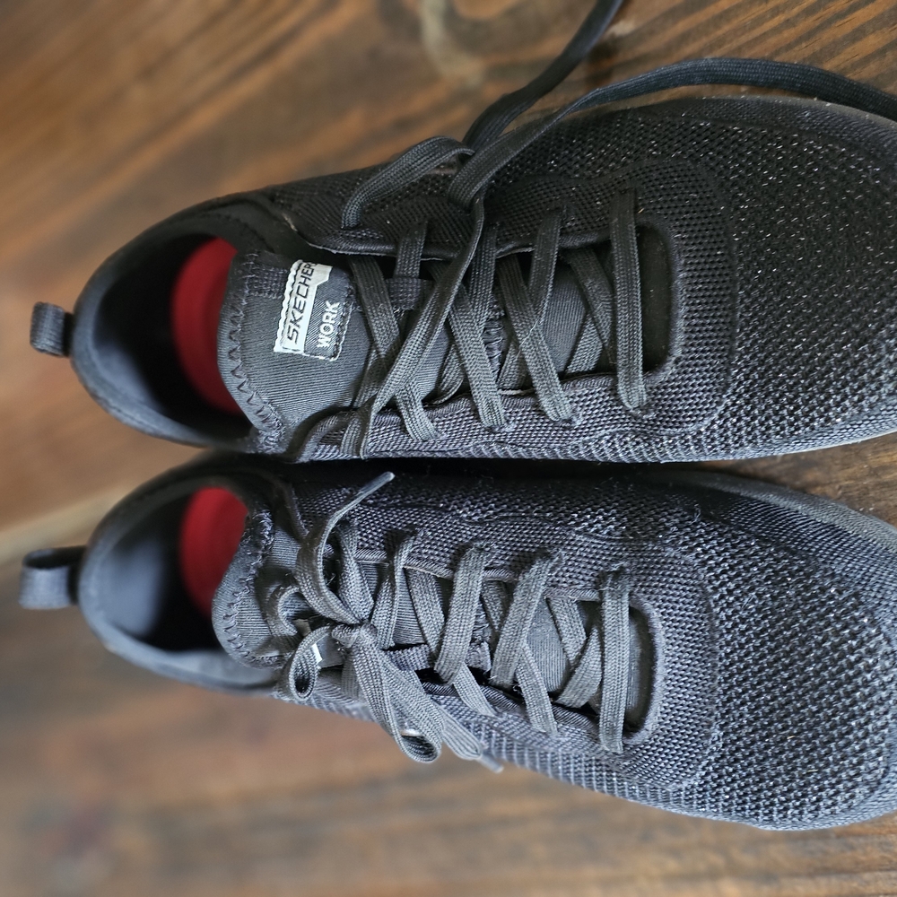 Skechers Black Athletic Shoes Lightweight Design